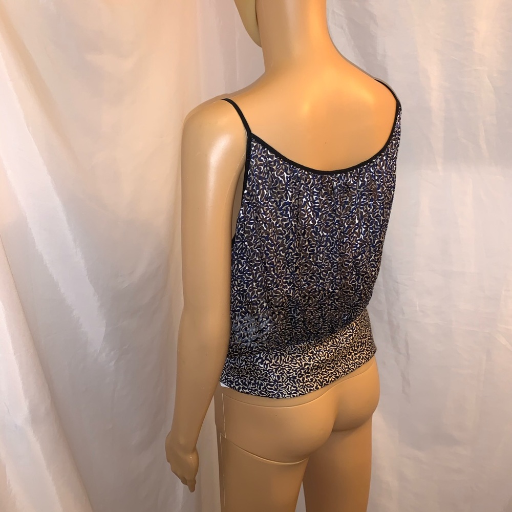 Balenciaga Size 38 Abstract Print String Tank Top - image 8